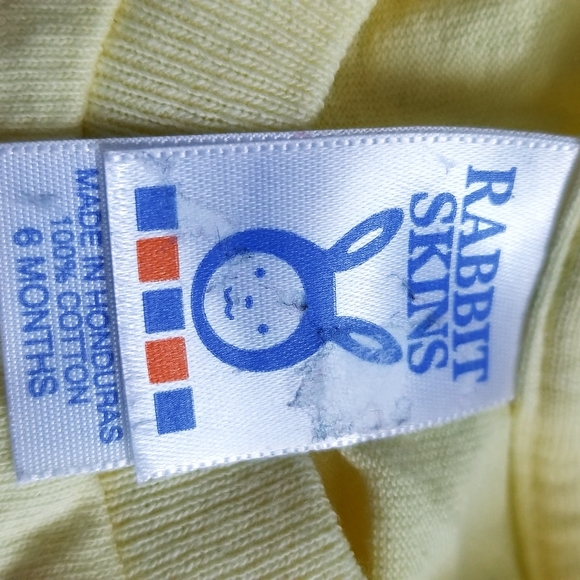 3/$25 Rabbit Skins T-Shirt Graphic Letter Tee "Pout -  It works for me" Size 6M - Picture 5 of 9